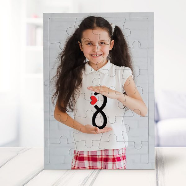 چاپ پازل با طرح دلخواه (مقوایی) سایز 15*21